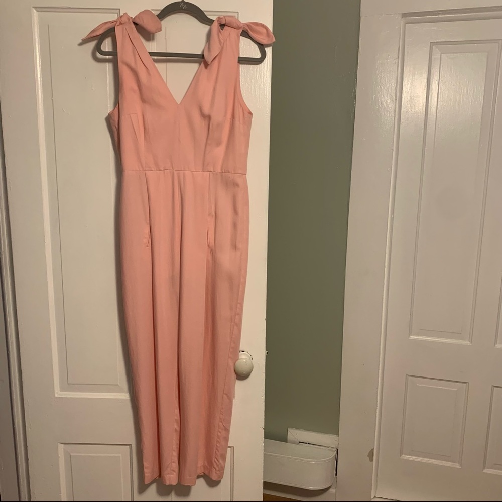Anthropologie x Tracy Reese Pink Jumpsuit